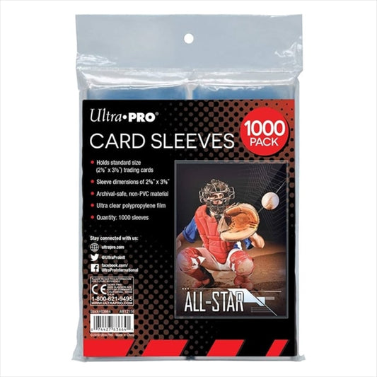 Accessories - Ultra Pro Penny Sleeves 1000pcs – Standard Size – 2.5 x 3.5"